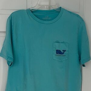 Vineyard Vines Men’s Short Sleeve Pocket Tee - Aqua